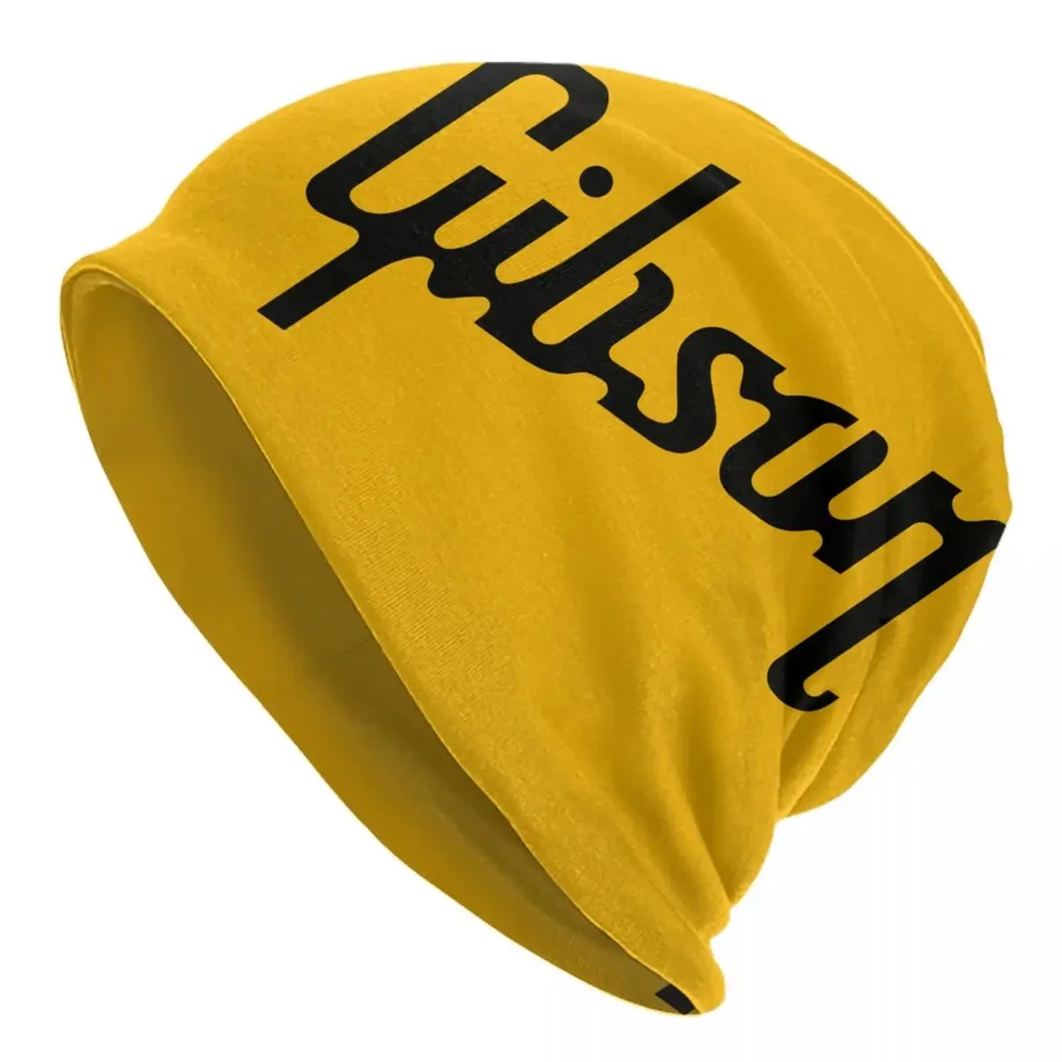 Gibson lebky čiapky čiapky Men ženy unisex cool zimné teplé pletenie klobúk dospelých gitarových kapolných klobúkov