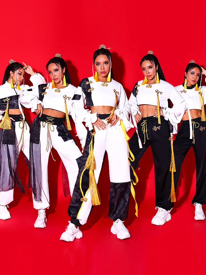 Girl Group Hip Hop Korean Dance Party Stage Jazz Dance kostým