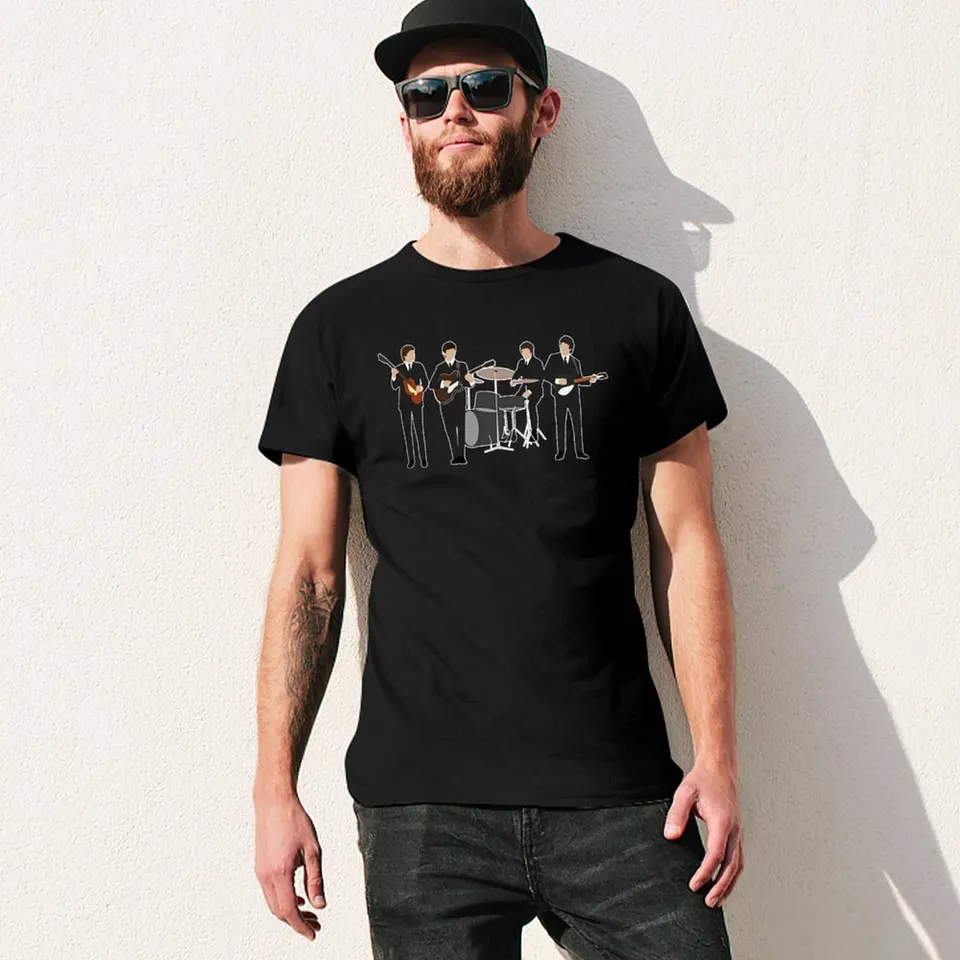 Gitarista príležitostný Beatle Pekný vynikajúci hudobník 1 Top Top Tee Round Neck Dospelý tričko Horúci predaj voľný čas Funny Novinka High Q