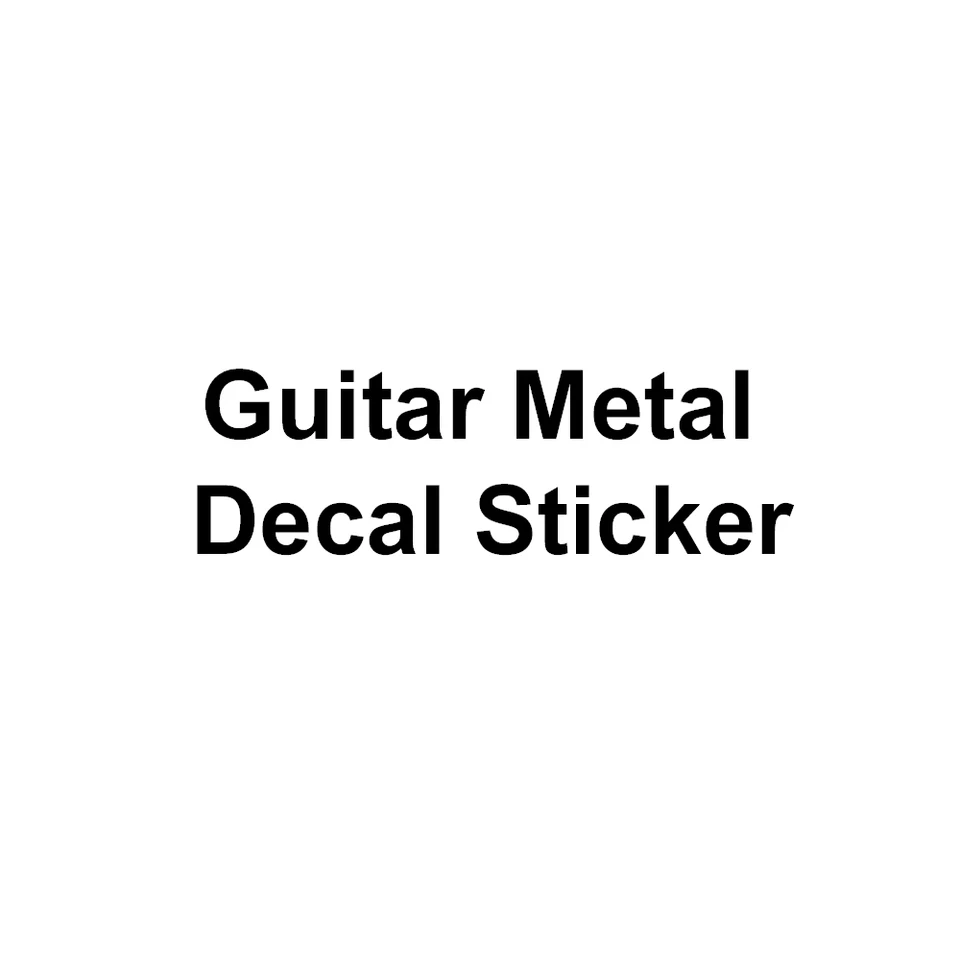 Gitarová kovová nálepka s gitarou 2pcs
