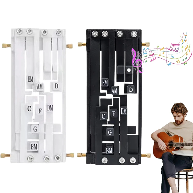 Gitarová pomoc akordy Prenosný gitarový vzdelávací systém výučba pre začiatočníkov trénera prax Guitar Príslušenstvo