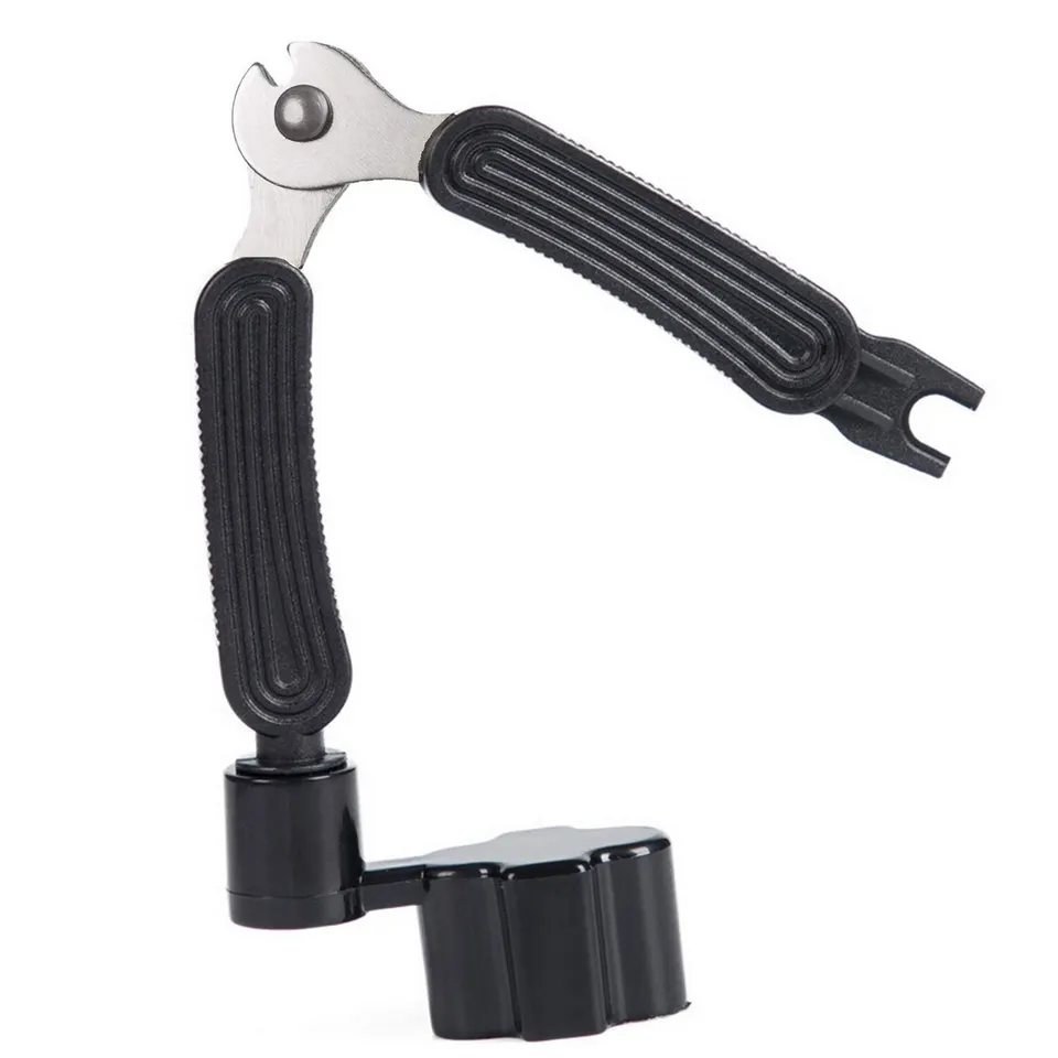 Gitarová struna sťahová struna s strunom pin sflov 3 v 1String Peg Winder Guitar Repair Tool Black