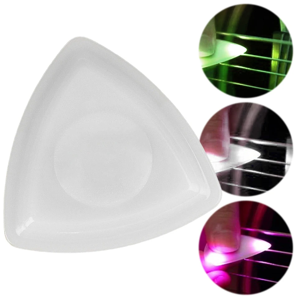 Gitarový dotyk Luminous Pick Electric Guitar Picks LED LIMINE GUITÁLNA PECTRUMS PLECTRUMS pre basovú elektrickú akustickú gitaru