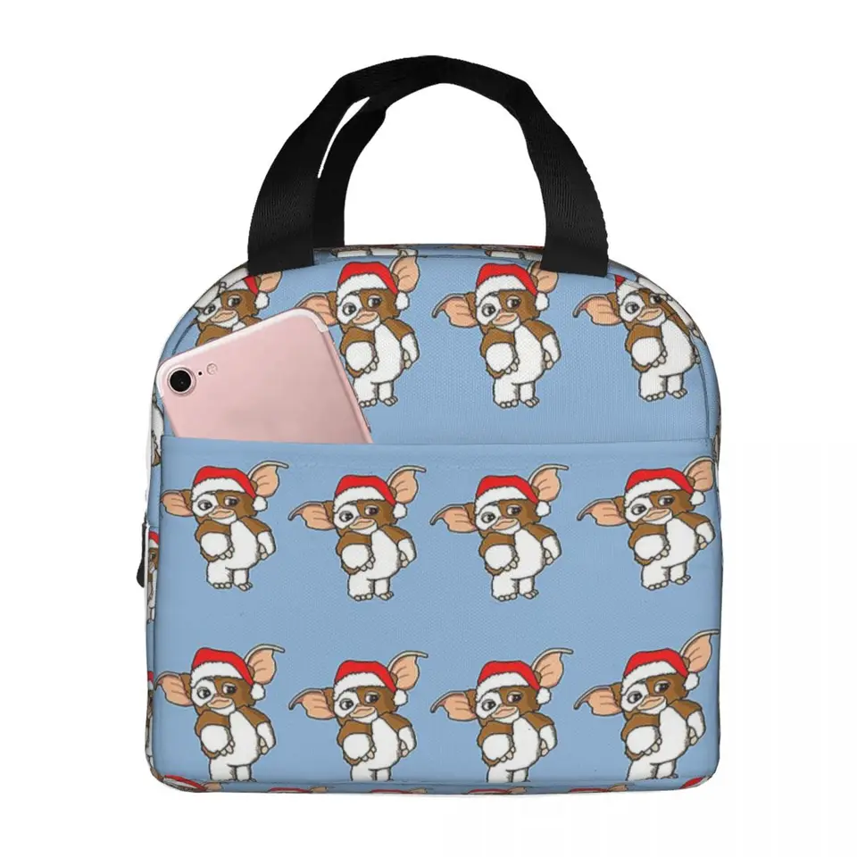 Gizmo Gremlins Vianoce obedové tašky Izolované bento box obed Obed Restivale piknikové tašky chladič tepelná taška pre ženy detská kancelária