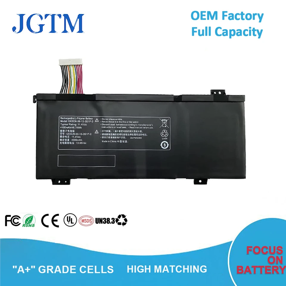GK5CN-00-13-3S1P-0 lítium-iónový batéria 11,4V 4100 mAh pre Mechrevo X8TI Plus x8ti-g x9ti-s x10ti