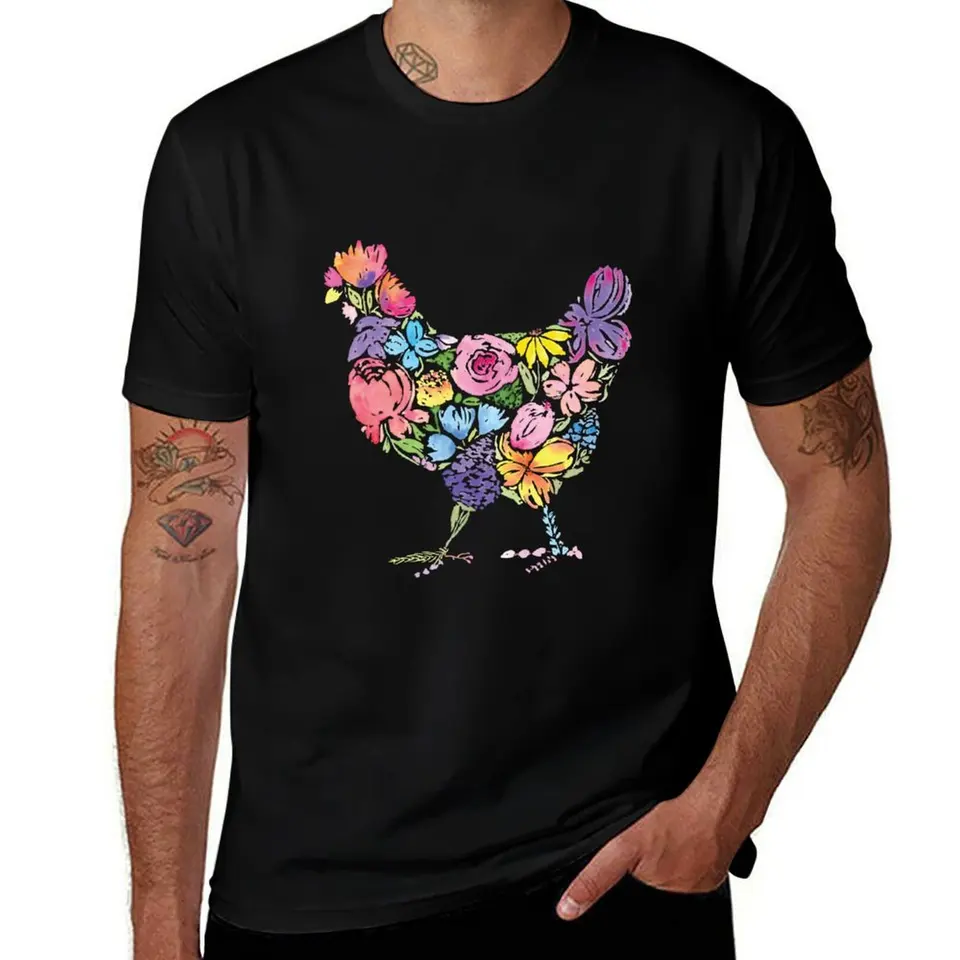 Gladys Hen T-Shirt Customs Design Your Ewiste Letné Top Tir košeľa mužov 100℅ bavlna