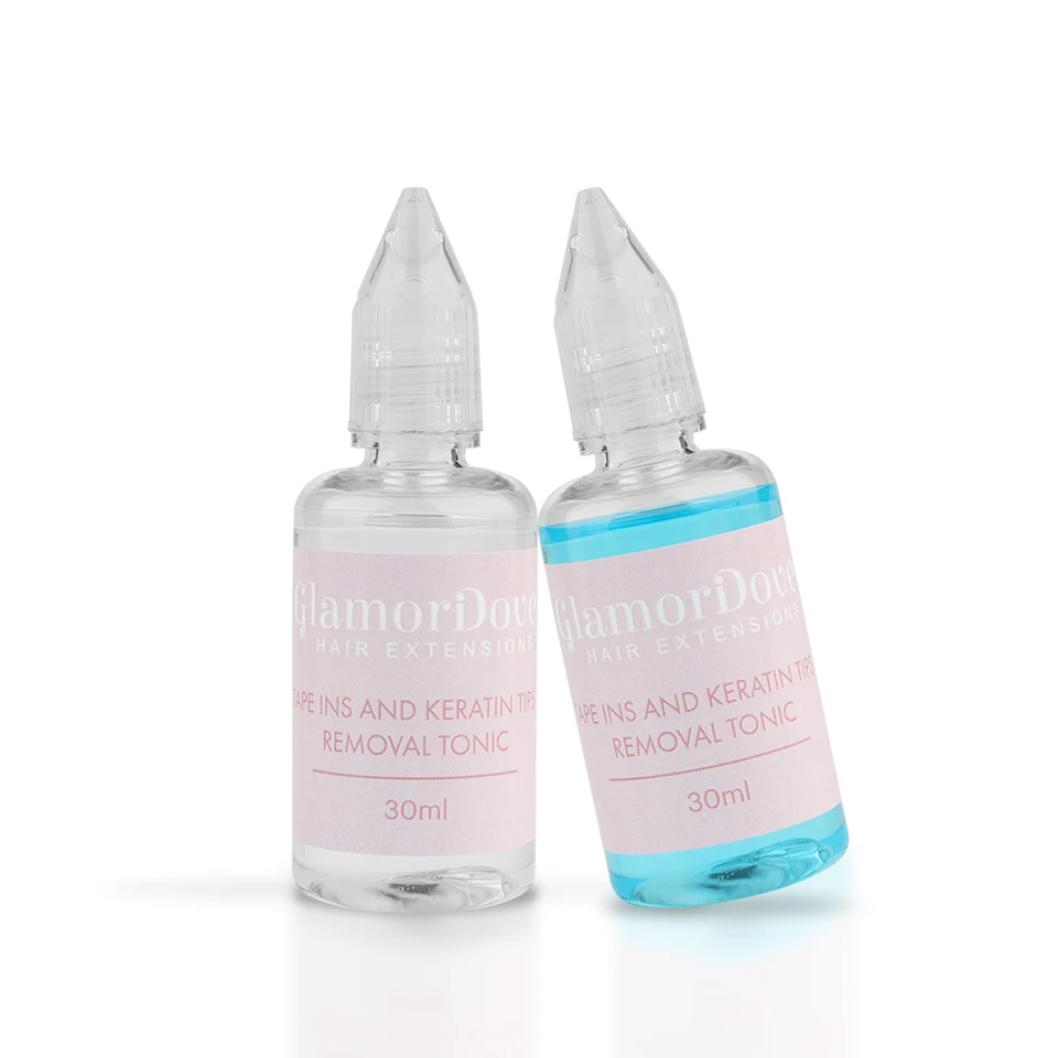 Glamordove 30 ml páska v predĺžení lepidla a reflektorový reflektor Hair Tape Remover