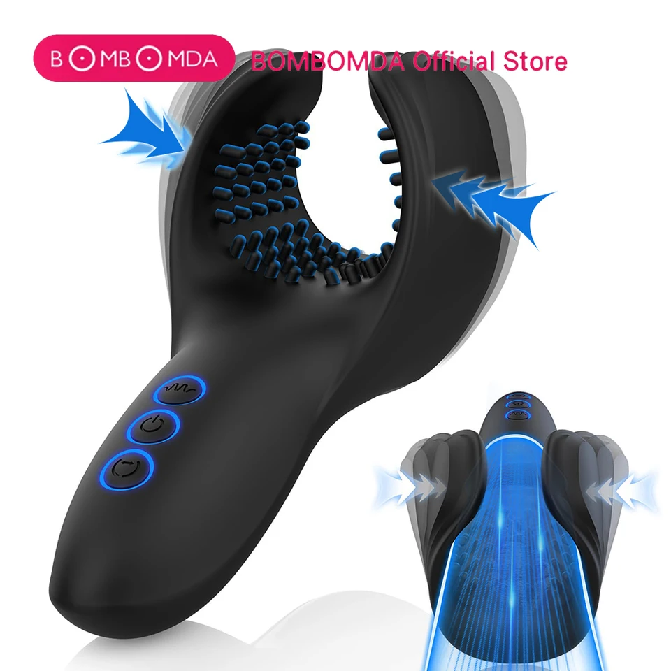Glans Trainer Penis Massager Masser Masking Masturbdator Vibration Glans vibrátor kohút kohút sexuálne hračky pre mužov oneskorenie ejakulácie