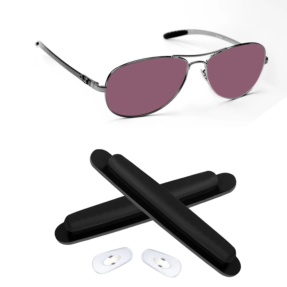 Glintbay Silikónový gumový gumový nosový nos a doštičky pre Rayban RB8301 Slnečné okuliare -Multiple Choices