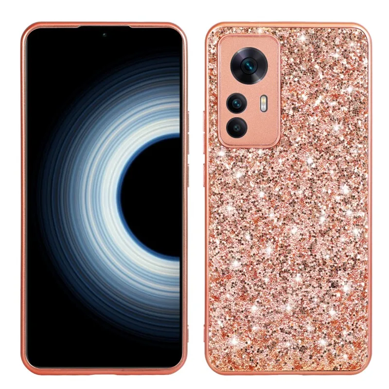 Glitter puzdro pre Xiaomi Mi 12t Pro Redmi Poznámka 13 12 11 11S 10S POCO x5 x6 F5 M6 Pro Shopproof odolný voči tvrdému plastovému krytu MI12T MI12T