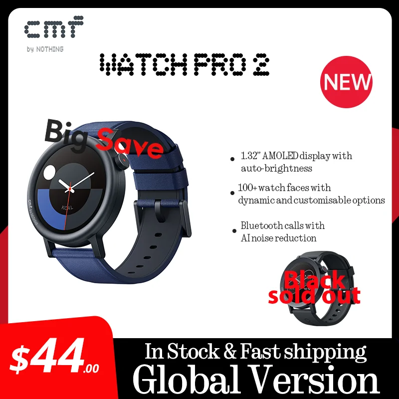 Globálna verzia CMF od Nothing Watch Pro 2 1,32 