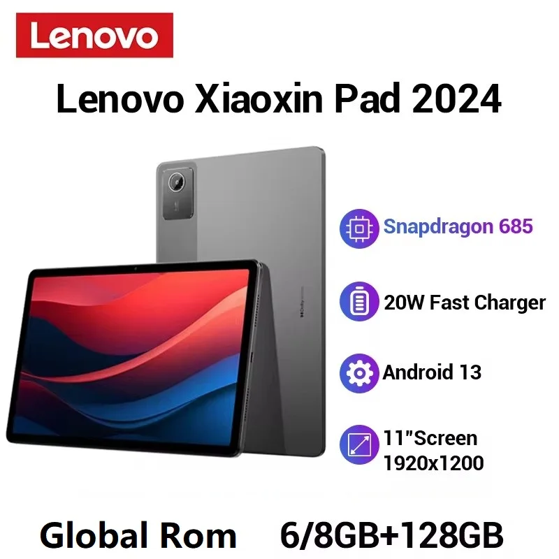 Globálny firmvér Lenovo Xiaoxin Pad 2024 Tablet 6GB 8 GB 128 GB 11 