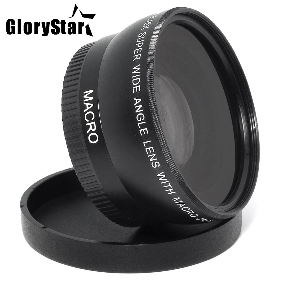 GloryStar 55 mm 0,45x so širokouhlým objektívom + makro objektív pre Sony Alpha A77 A280 A290 A380 A390 A580 A590 DSLR Camera