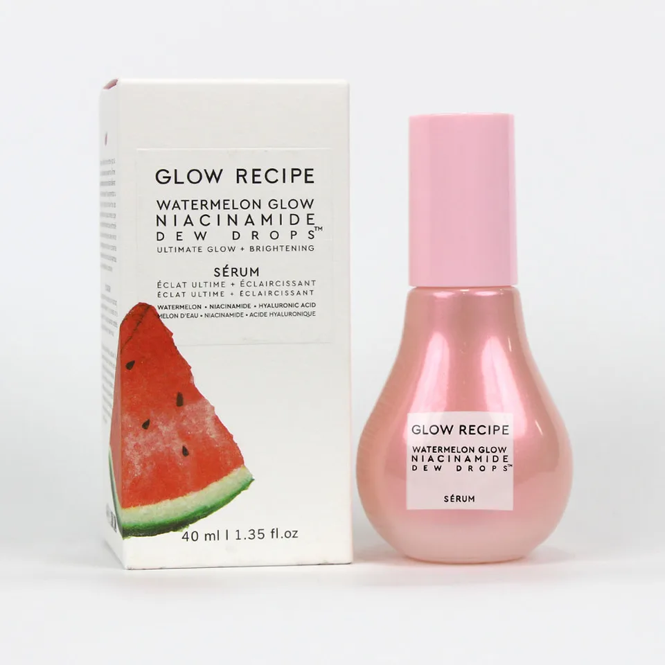 GLOW Recept Watermelon Glow Niacinamid Rosne kvapky tvárového séra - rozjasňujúce séra tváre (40 ml)