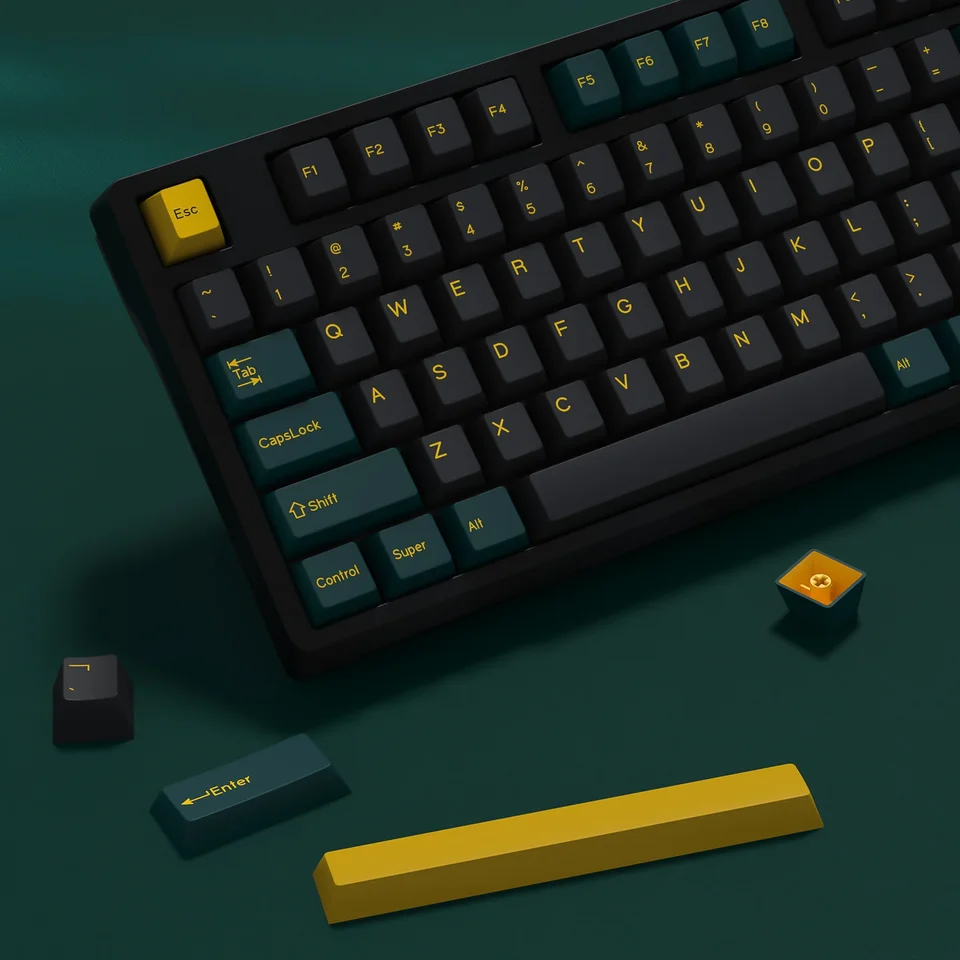 GMK Marrsgreen KeyCap Cherry Profil Double Shot PBT 7U Keycaps 172 Kláves/Set Custom pre mechanickú klávesnicu GMK67 K500 GK61
