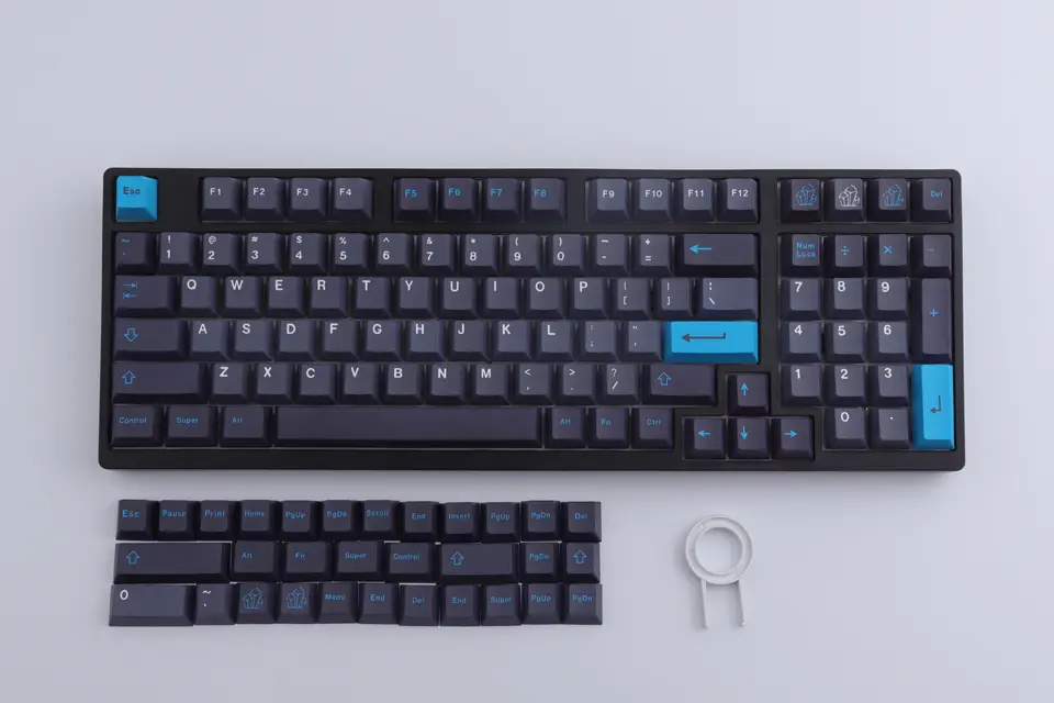 GMK Umbra Keycaps, 129 klávesov Klávesové kľúče Čerešňový profil farbiva Personalizované kľúče GMK pre mechanickú klávesnicu