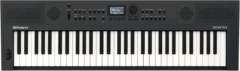 Go: Keys 5 Hudobná tvorba klávesnice 61-NOTE Klávesnica Vstavané stereofónne reproduktory mikrofón Mic Bluetooth Audio/MIDI