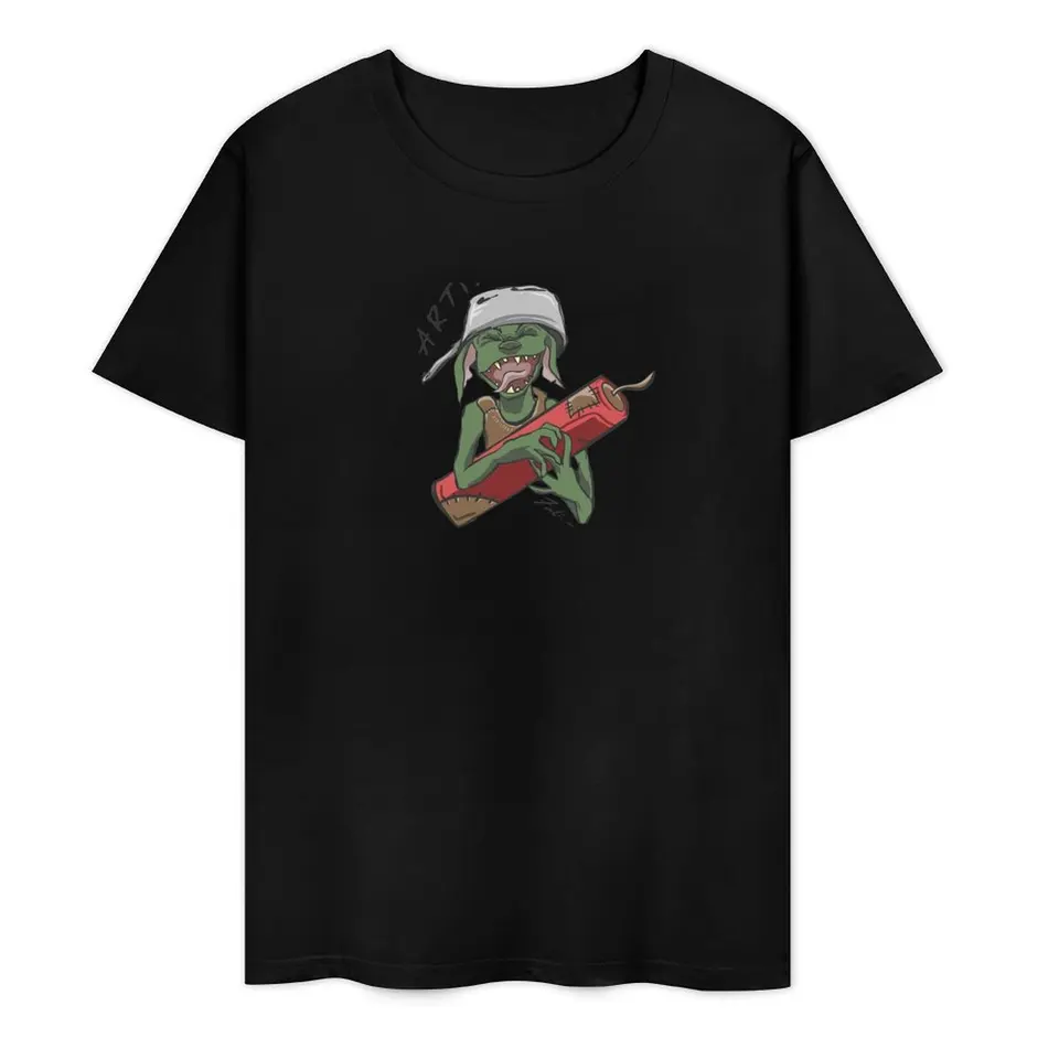 Goblin umelé tričká Tričko Grafické odpaliská vrecká košele s ťažkými váhami pre mužov
