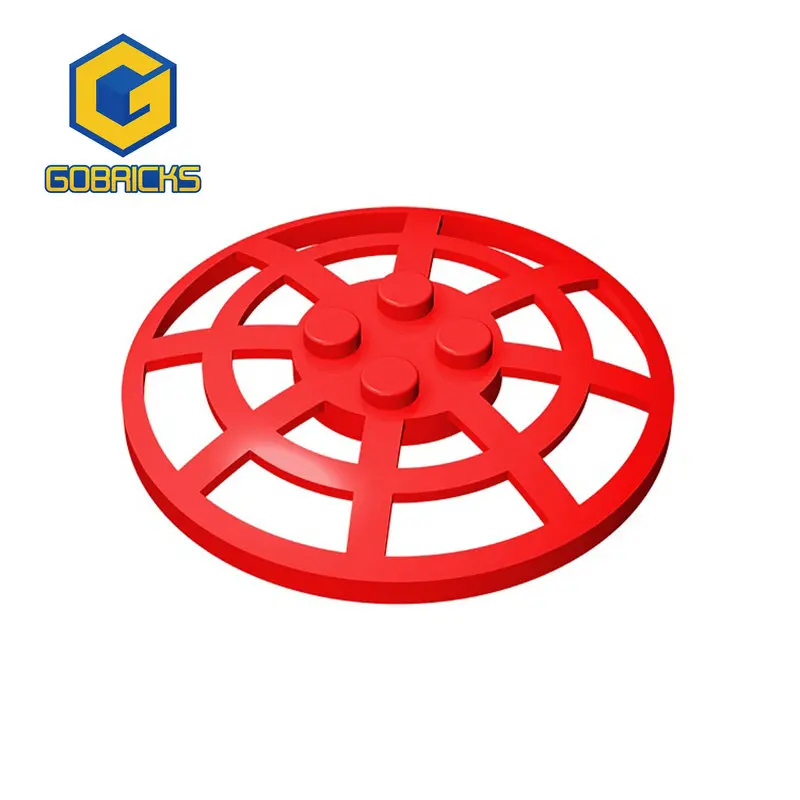 Gobricks 10pc MOC diely 4285 misa 6 x 6 Invertovaný radar kompatibilný tehly DIY Assmble Building Blocks Časti pre deti mozgová hračka darček