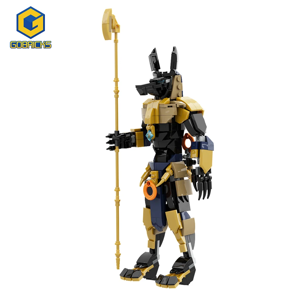 Gobricks Anubis Egyptská mytológia Obrázky 407ks tehly MOD MOC STAV BLUKY Bloky Hračky pre deti pre deti
