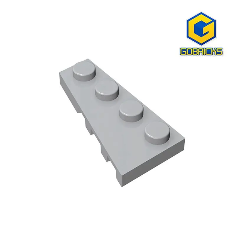 Gobricks GDS-548 Klin, doska 4 x 2 ľavá kompatibilná s 41770 Zostavte stavebné bloky Technické DIY