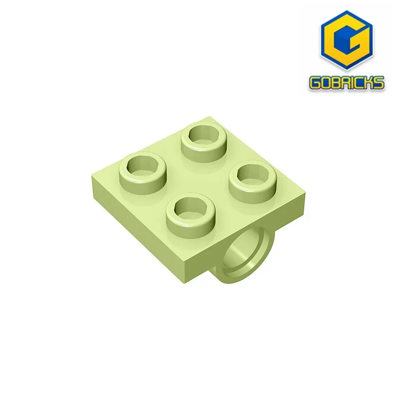 Gobricks GDS-847 Plate, upravené 2 x 2 s otvormi PIN kompatibilné s Lego 2817
