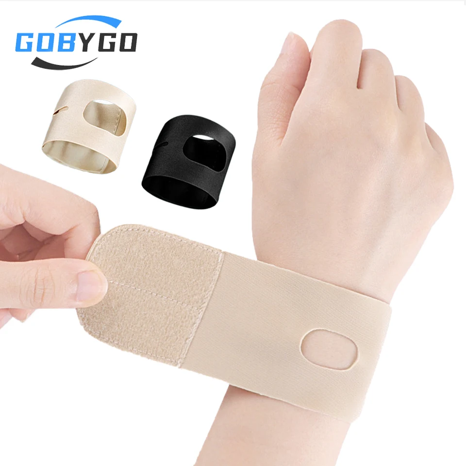 GOBYGO 1KS Prenosné nastaviteľné štíhle zápästie Fitness Fitness Sport Wrist popruh podporu karpalový tunel zranenie TFCC slzy.