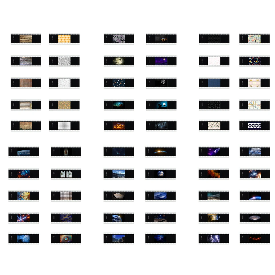 Godox AK-S Full Slide Set Transparences for Godox AK-R21 Flash projektor, balenie 60ks