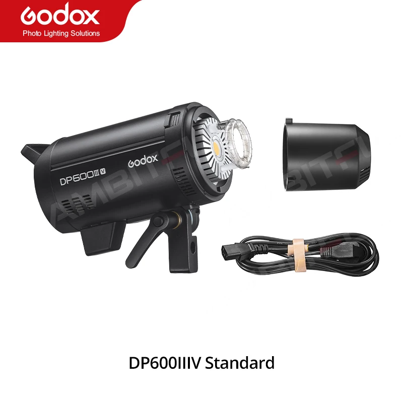 GODOX DP600IIIV DP600III-V Vstavané 2,4G Wireless X System Study Studio STROBE FLOBE LIGHT pre fotografovanie svetla