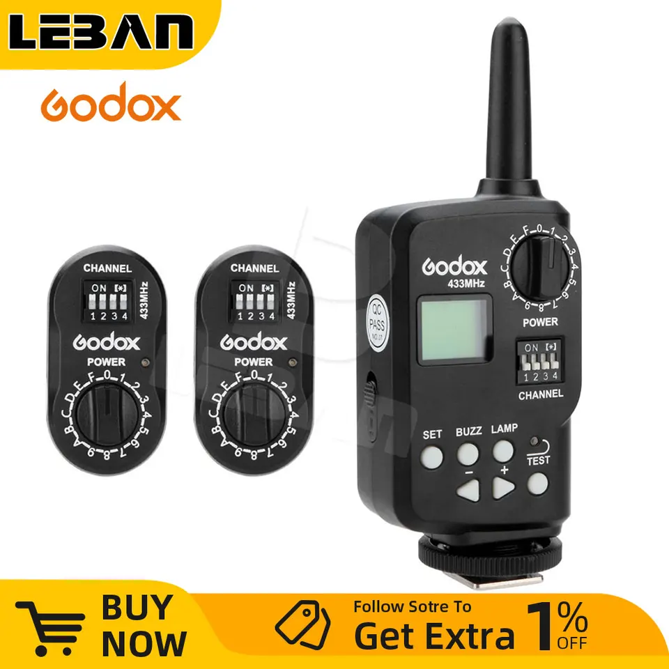Godox FT-16 Wireless Power Controller Remote Flash Trigger + 2x prijímač FTR-16 pre Godox Witstro AD180 AD360 Speedlite Flash Flash
