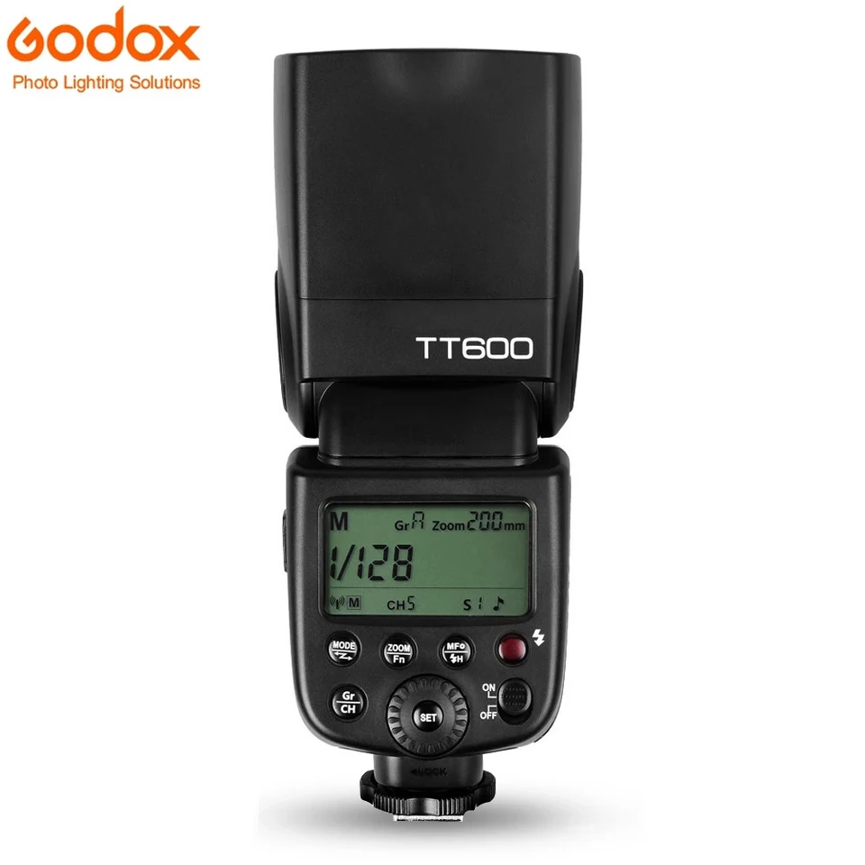 Godox TT600 TT600S 2.4G Wireless X-Systém GN60 Master / Slave Camera Flash Speedlite pre Canon Nikon Sony Fuji Olympus Pentax