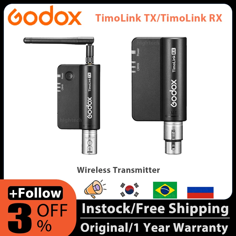 Godox Wireless DMX Perieter prijímač timolink tx timolink rx