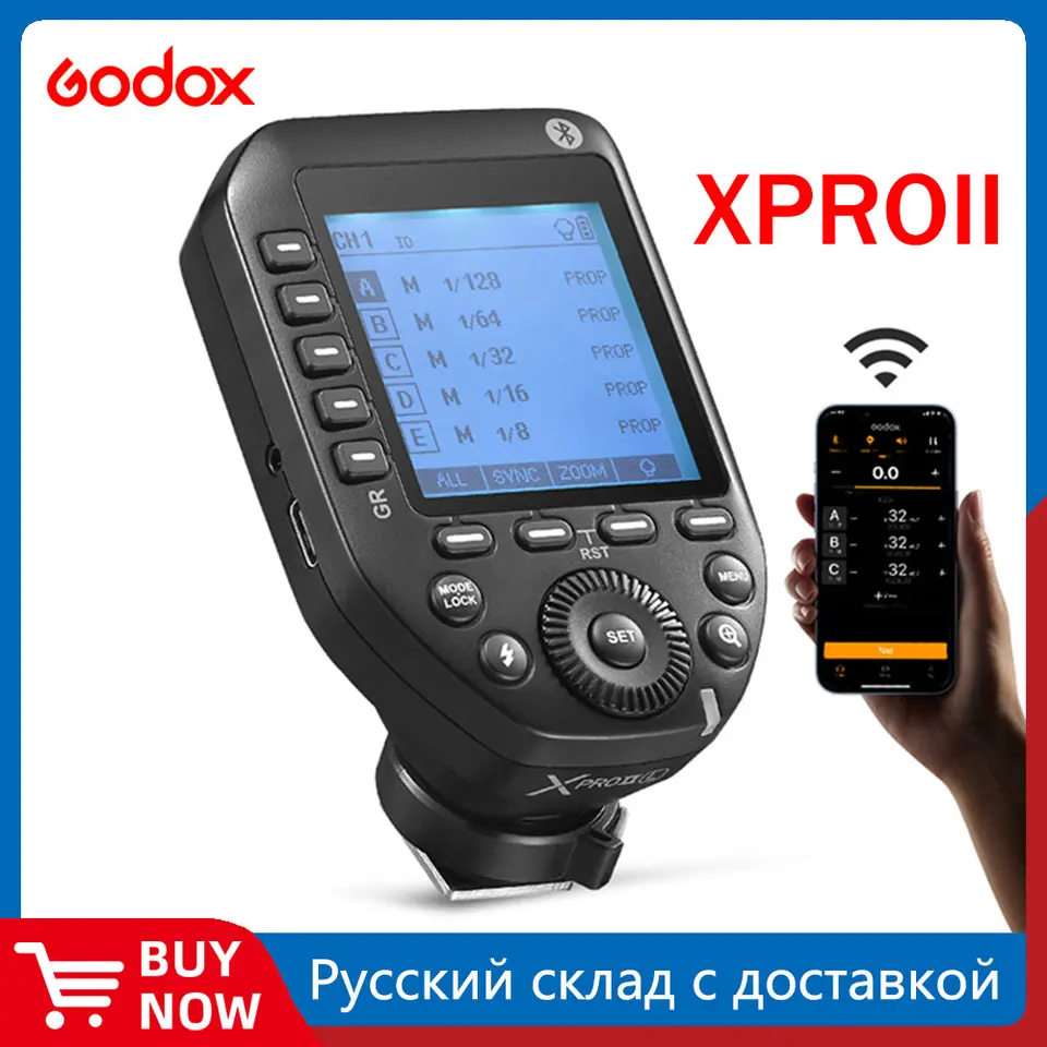 GODOX XPROII-C XPROII-N XPROII-S XPROII-L TTL HSS 2.4G Wireless X System Spúšťací vysielač pre Canon Nikon Sony Leica Camera