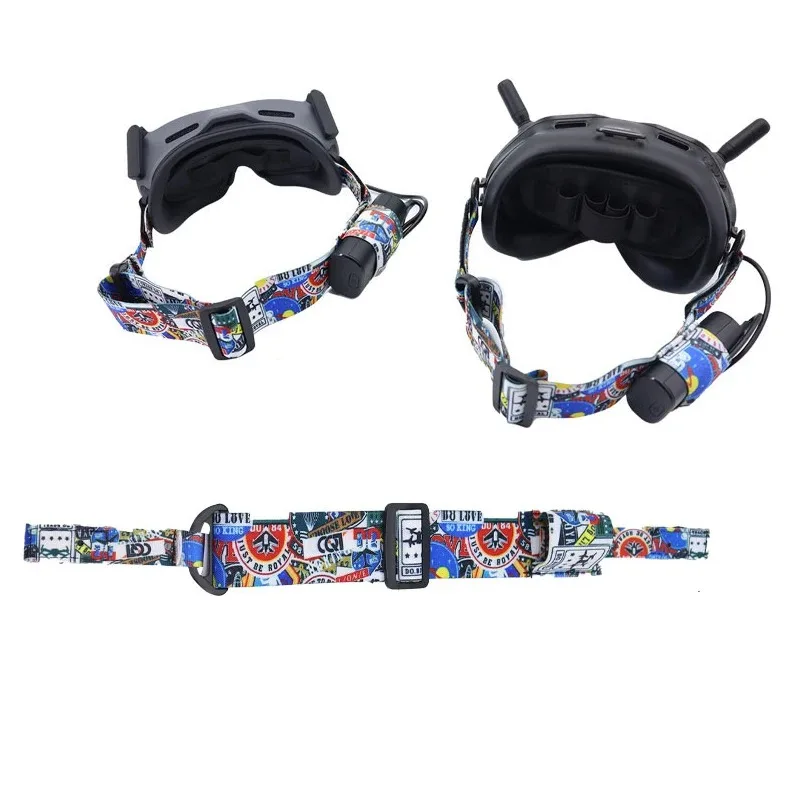 GOGGLES HEAD STRAP ČELBAND ELASTICKÉ RAPY PRE DJI GOGGLES 2 /FPV Okuliare V2 pre DJI Avata DJI FPV DRONE ACTISENTS