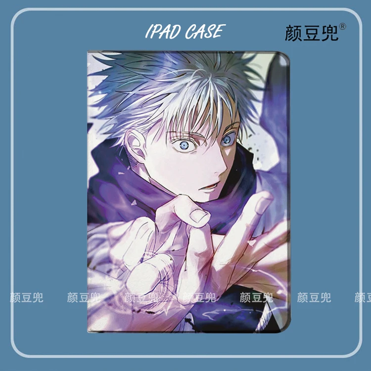 GOJO SATORU JUJUTSU KAISEN PRÍPAD pre iPad 10.2 8. AIR 4 5 MINI 5 6 PASE LUXURY SILIKON pre iPad Air 4 iPad 10 Pro 11 13 v roku 2024