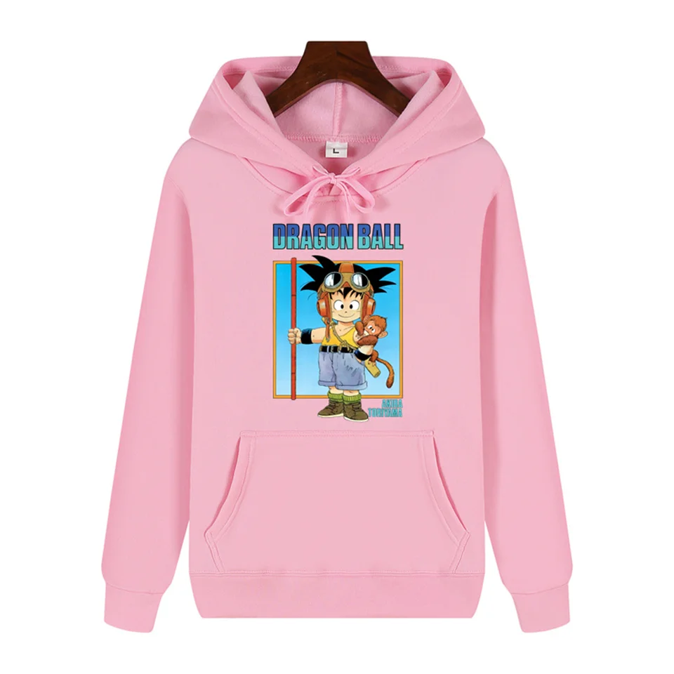 Goku kreatívny roztomilý tlač na jeseň a zimu Pohodlné mäkké zahusťovanie mužov Vysoko kvalitná neformálna móda Warm Street Hoodie