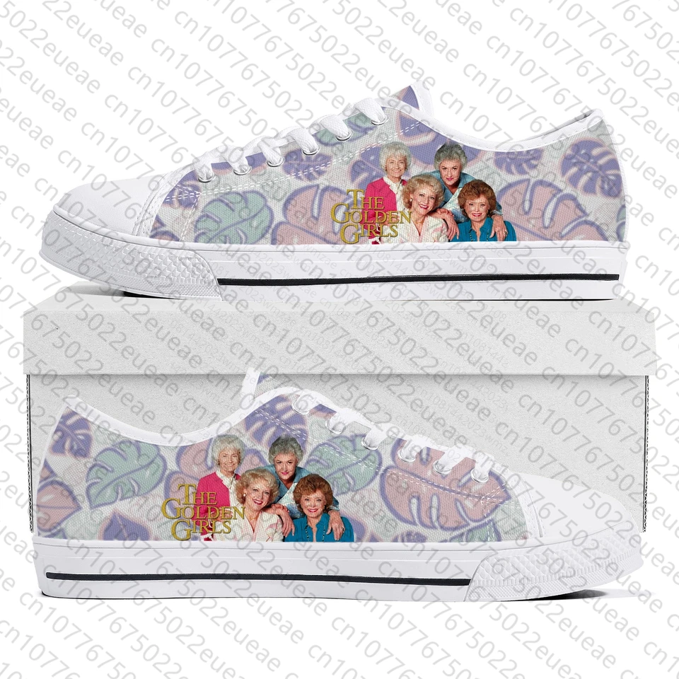 Golden Girls Low Top Sneakers Pánske dámske teenager Vysoko kvalitné plátno Parium Pár príležitostné topánky na mieru