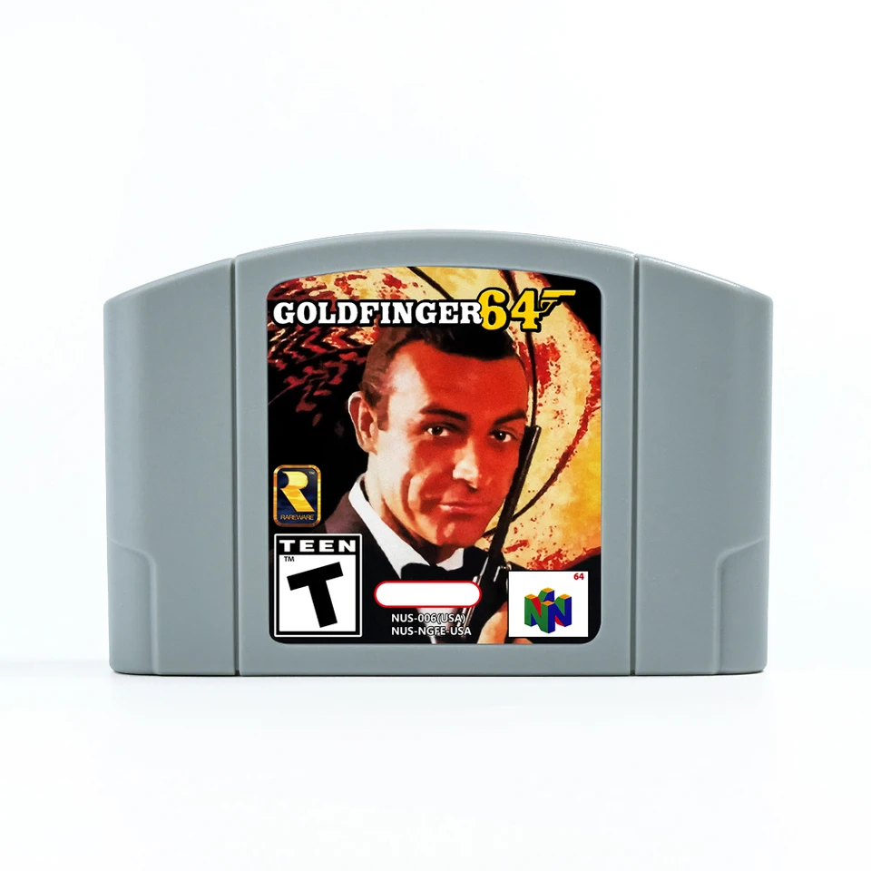 Goldfinger 64 Game Cabtridge pre 64 bitov NTSC USA Consoles N64 Game Card