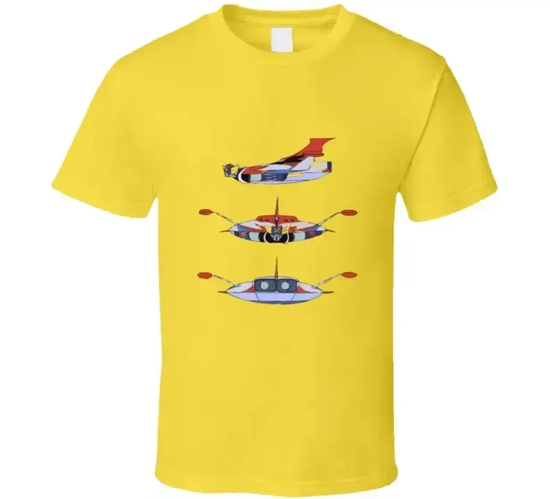 Goldorak Grendizer 3 uhlové zobrazenie Tričko a košeľa s odevmi