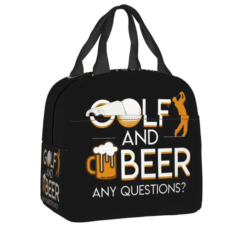 Golf a pivo izolované obedové boxy pre ženy prenosné teplé chladič tepelné obedné tašky Pracovná škola Pikniková nádoba