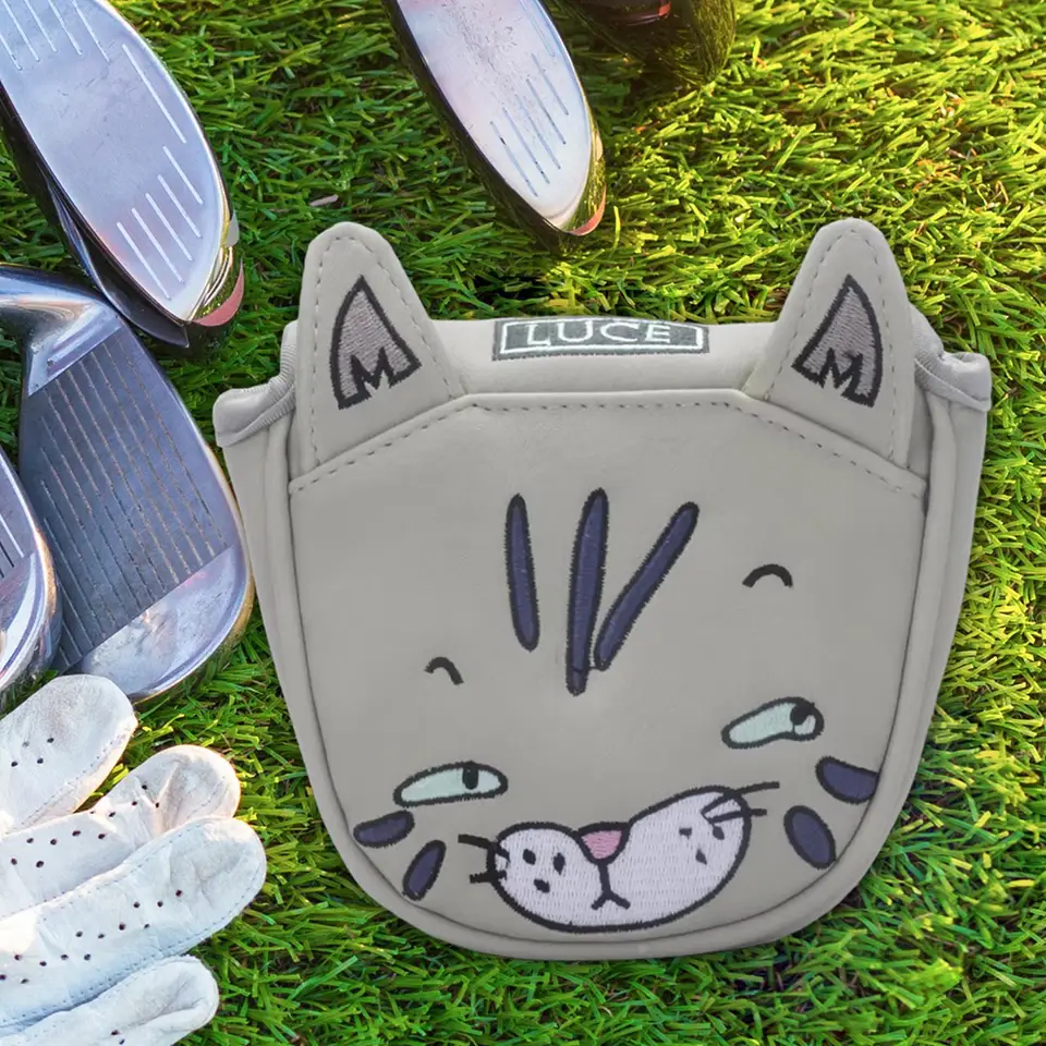 Golf Club hlava Cover Golf Training Supplies Cute Club Giveaway Kitty Design