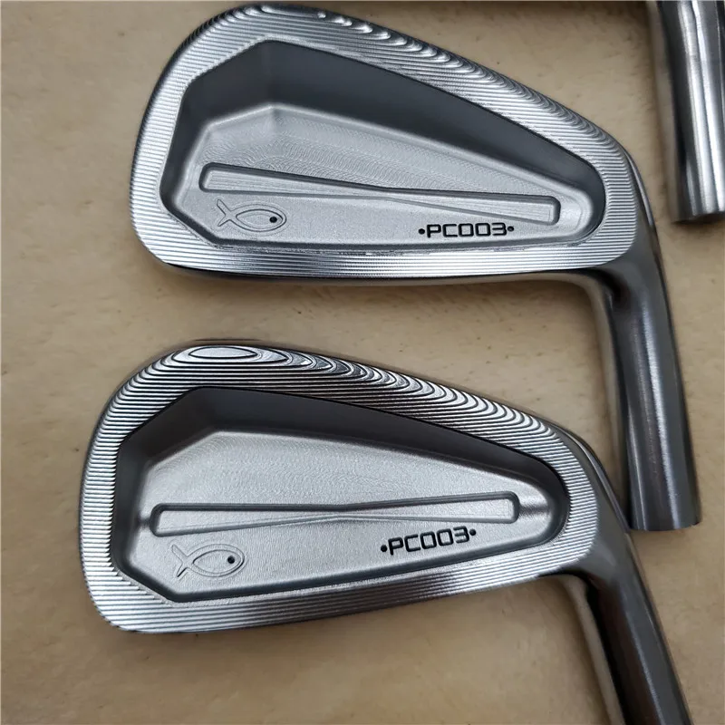 Golf Irons PC003 Irons Forged Golf Club Set Silver Heads Iron Set (4,5,6,7,8,9, P) 7ks Men Expert Pro Golf Iron Set