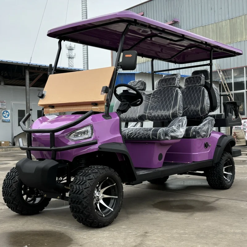 Golf Push CART 7000W Rýchle výkonný AC Motor Golf CART Electric 72V Golf Scooter 2+2 sedadlá elektrický golfový vozík