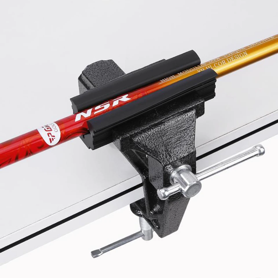 Golfová priľnavosť Výmena nástroja Lavička Clamp Multifunkčná zverák Clamp Rýchle nastavenie rýchleho nastavenia rýchleho hriadeľa Clamf Golf Club Oput Vise Tool