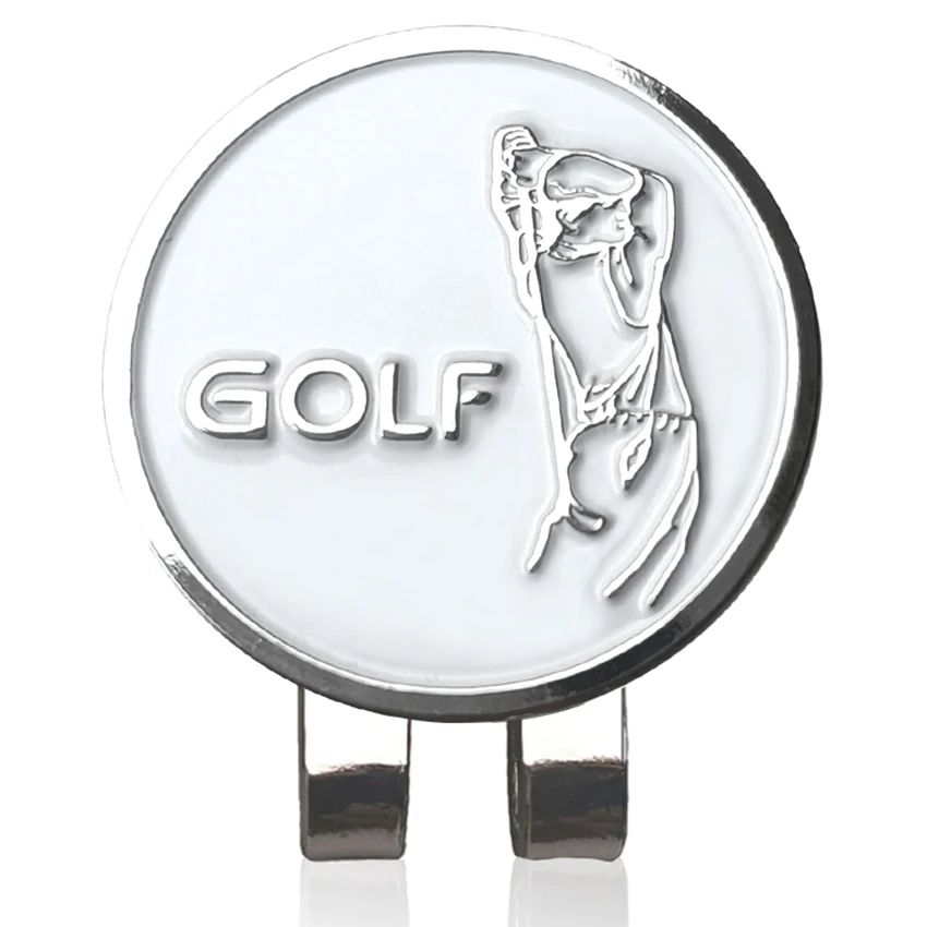 Golfové loptičky humanoidné vzory s klobúkami Klipy ľahko odnímateľné pripevnenia k golfovému čiapke Premium Gifts Golf Ball Marker Hat Clip