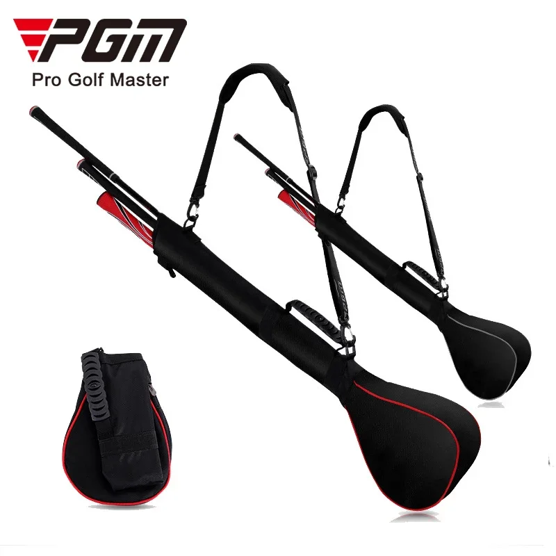 Golfové tašky PGM Outdoor Cvičenie Golf Golf Bag Balená skladacia dizajn Prenosné 3 kluby pre mužov a ženy športové loptové balenie