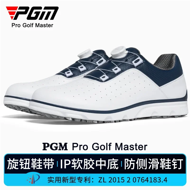 Golfové topánky PGM Pánske tenisky Knob čipk