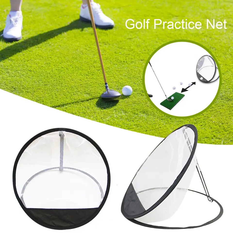 Golfové štiepanie Prax net swing tréner štiepanie pitching klietky Mat prenosný golfový tréning čistý golfový tréningový výcvik