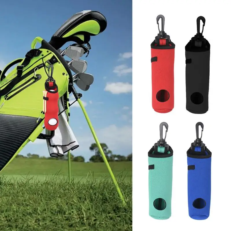 Golfový pásový pás Golf Golf Tee Držiteľ pre tašku Multi-Color Golf Tee Držiteľ pasu vrecko na ľahkú prílohu k golfovému vozíku