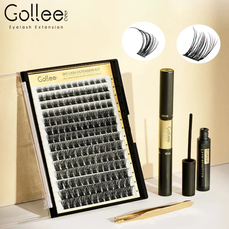 Gollee Nový 168ks mix mix klastra Lashes Kit